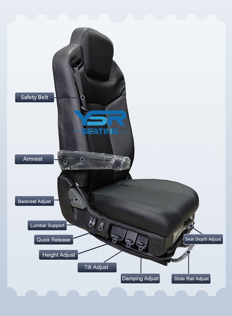 Luxury Air Suspension Automobile Seat Detail Luxury Air Suspension Automobile Seat Detail